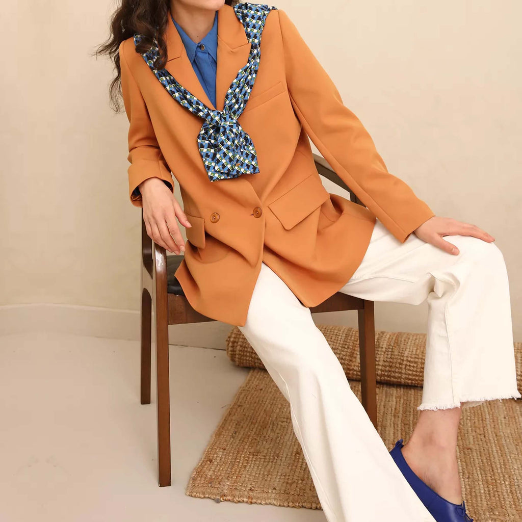 Terracotta Double-Breasted  BLAZER