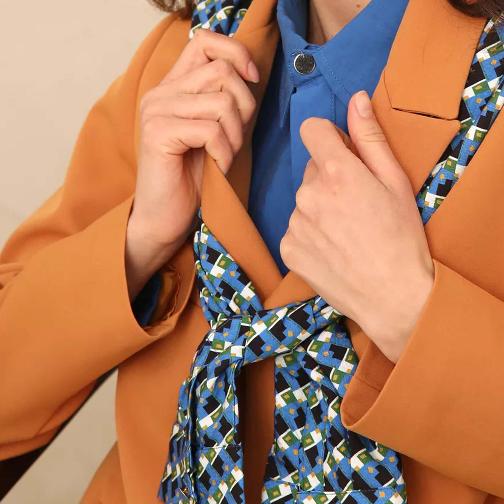 Terracotta Double-Breasted  BLAZER
