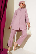 Powder Pink Linen Two-Piece Set