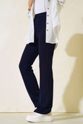 Navy Blue Straight Cut Pant